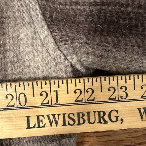 Vintage REAL Clothes by SAKS Fifth Avenue Plaid Wool Jacket Size Medium - Picture 15 of 16